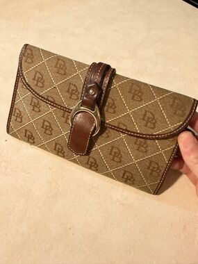 Dooney & Bourke Monogram Canvas Wallet